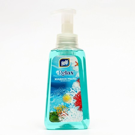 HELP liquid soap "sea minerals", with a dispenser, 500 ml