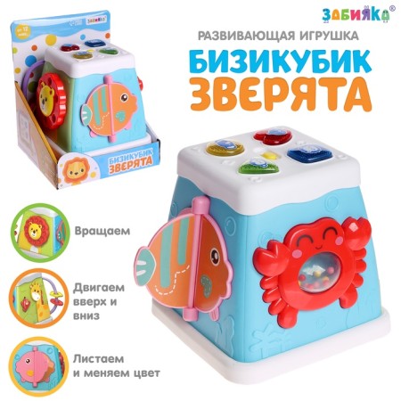 Zabiyaka musical developing toy "Bizikubik" SL-07258 Sound, light