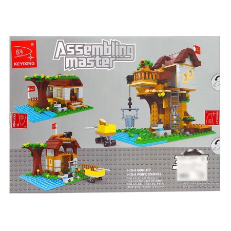 Designer "Country House", 3 in 1, 384 details-5