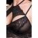 Bralett elongated Erolata Lingerie Collection, size 46-48, black color