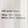 Yarn "Sweet Baby" 100% acrylic 300m/100g (900 white-blue)