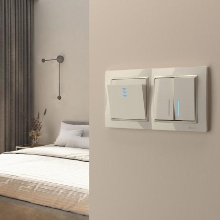 Electronic card switch WL03-01-03, ivory color-2