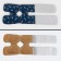 The bandage is self -heated for the knee joint, 14 × 18 × 0.5 cm, the color is blue