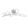 Astenna chandelier LED 110W chrome 76x50x17 cm Bayerlux