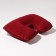 Pillow for the neck is road, inflatable, 38 × 24 cm, burgundy color