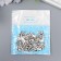 Decor Metal for creativity "Bound of balloons" silver G088B707 set 24 pcs 2.2x1.2 cm 70063