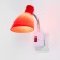 Sconces in the outlet "Classic" 1x10W E27 red 10x14.5x25 cm