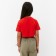 T -shirt Children's shortened MM Minnie Mouse, red color
