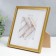 Photo frame Plastic "Mira" 20x20 cm gold (plastic screen)