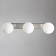 Wall lamp for 3x25W G9 IP44, size 46.5x15x10 cm