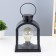 Nightlight "lantern" LED from batteries 3HAAA Black 9.5x13x18 cm Risalux