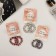 Hair elastic band "Spring Slide" (set 2 pcs) mix
