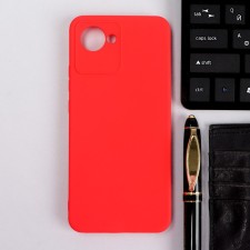 Red Line Ultimate case for Realme C30, silicone, red