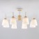 Fresco 8x60W chandelier e27 white