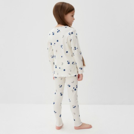 Пижама детская (лонгслив и брюки) KAFTAN Little berry р.32 (110-116)-3