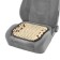 Masser cape on a seat 45 × 45 cm, wood, brown
