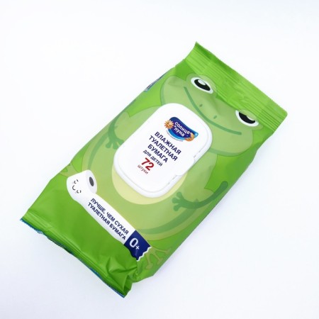 Toilet paper wet sun and moon for children 72pcs-3