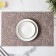 Serving napkin on the table “Tropical leaves”, 45 × 30 cm, beige color