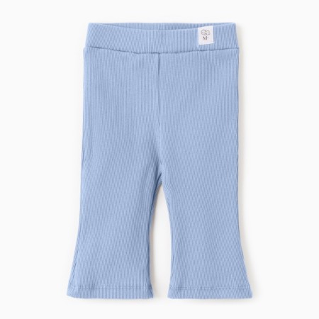 Pants (clashes) for Minaku girl, dusty blue, height 68-74 cm-5
