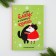 Gift New Year's set: Diary in a thin cover and pen "Put a Christmas tree I will distract a cat"