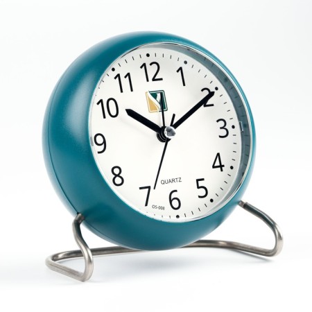 Brea alarm clock, discrete move, d-9 cm, with backlight, 1 aa-1