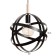 Lamp Bayerlux 88304/1 E27 40W Black 30.5x30.5x29 -120 cm