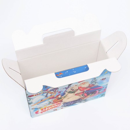 Gift box New Year's three comrades 23 x 8.5 x 23 cm-3