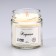 Aromatic candle made of soy wax in a bank, 150 g, cinnamon