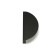 Cappio h002bl bracket handle is a semicircle, aluminum, l = 78 mm, m/o 64 mm., Black color
