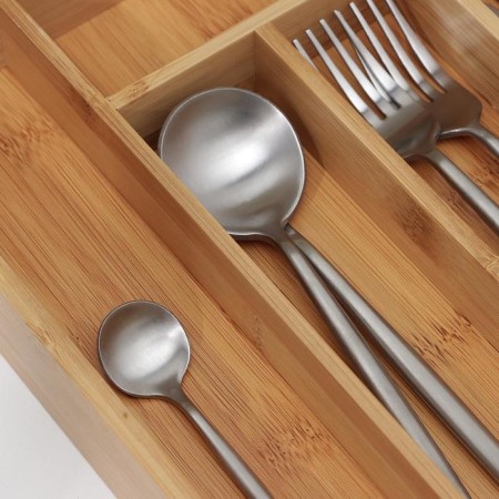 Tray for cutlery of the bamboo forest, 37 × 26 × 4 cm, 6 cells-2
