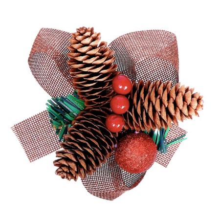 New Year's composition "cones, berries" mix-2