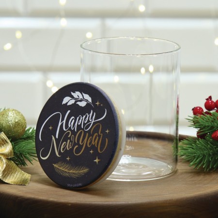 Bank for storage "Happy New Year. Miracles time ", 450 ml-1