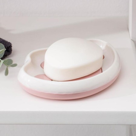 Soap dish "paw", plastic, 13.5 × 10 × 2.5 cm, color mix-1