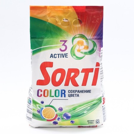 Washing powder Sorti Color, automatic, 2400 g-3