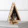 LED figure "Snowman" 14 × 22.5 × 4 cm, wood, batteries AAAX2 (not in the kit), glow warm white