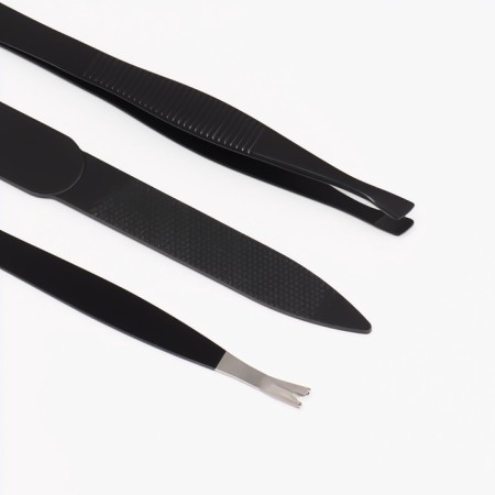 Manicure set, 6 items, in a case, black-5