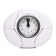 The robot "alarm", transforms, sound effects, white color