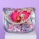 Children's bag on the valve, 6x12x16 cm, adjustable belt, purple mix