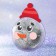 New Year's set for creativity. Herbal balloon “New Year! Snowman in a hat "