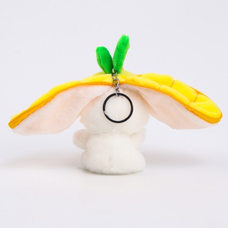 Soft toy "Bunny-ananas" on a key fabric, 11 cm-6