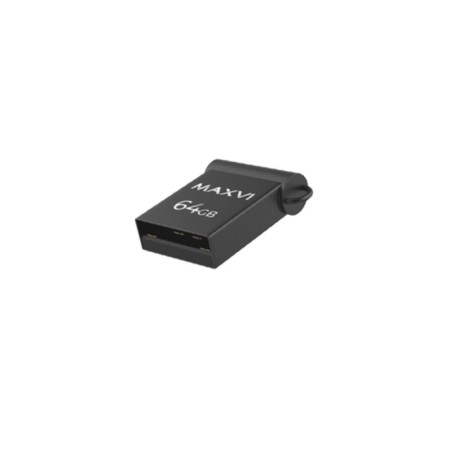 Flash drive maxvi mm, 64 GB, USB2.0, th he is up to 25 MB/s, PBU up to 15 Mb/s, dark gray