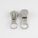 Automatic lock for lightning "Tractor", No. 5, 10 pcs, Nickel color