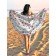 Pareo and beach rug "Field bouquets", D = 150 cm