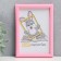 Photo frame plastic L-4 10x15 cm, pink