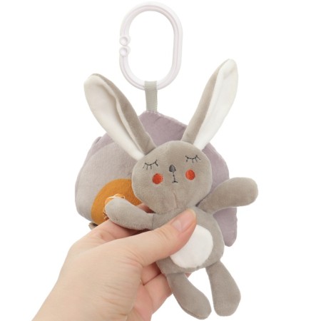 Musical Suspension "Bunny Bonnie", with a squeak, on a crib, stroller, crumb I-12