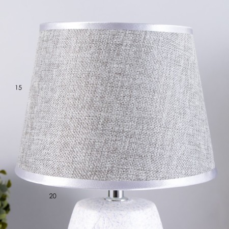 E14 40w 4 40W -gray 20x20x34 cm Risalux table lamp "Isabella"-5