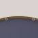 Mirror "matte gold", wall -mounted, 100 × 4 cm