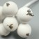 Decor for creativity "Berry Rowan" 1 bouquet = 10 white berries 10x1.5 cm