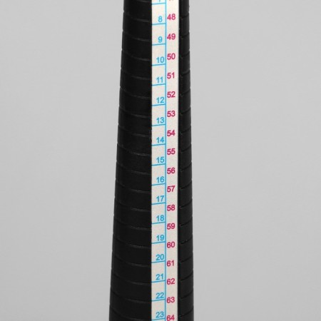 A device for measuring the size of the ring, 2.5 × 2.5 × 24.8 cm, black color-2