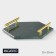 Magistro Marble marble tray, 25 × 29 cm, emerald color